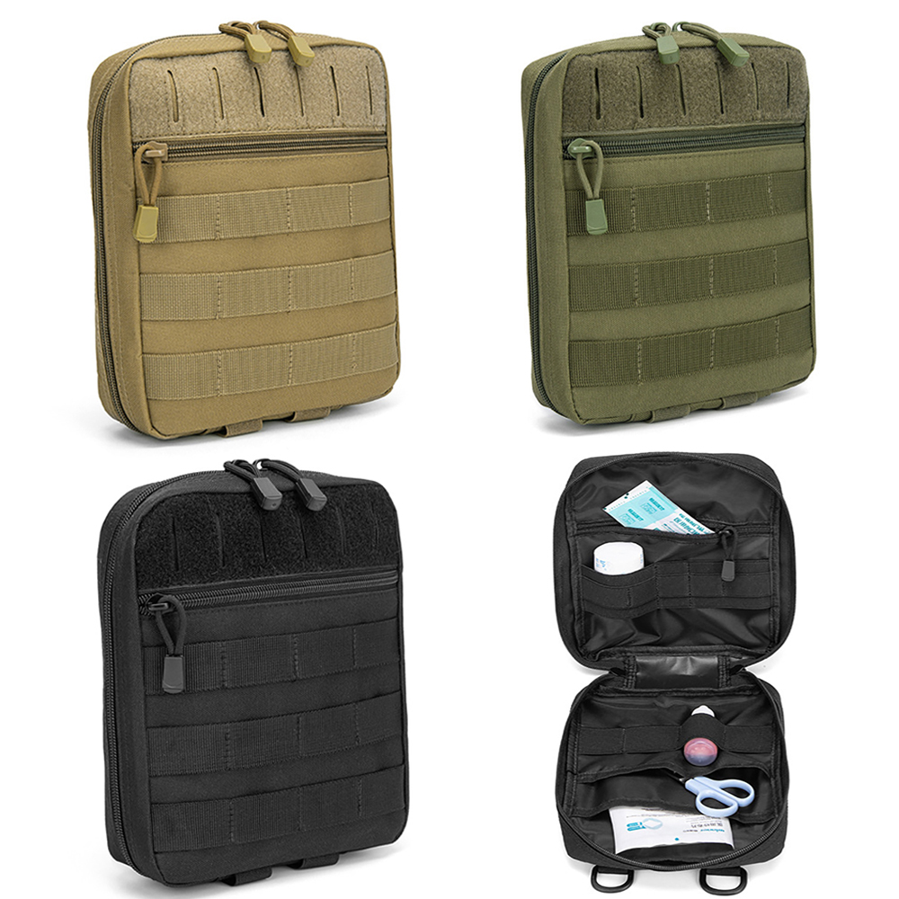 First Aid Bag Kit - Bolsa táctica Molle EDC para exteriores,
