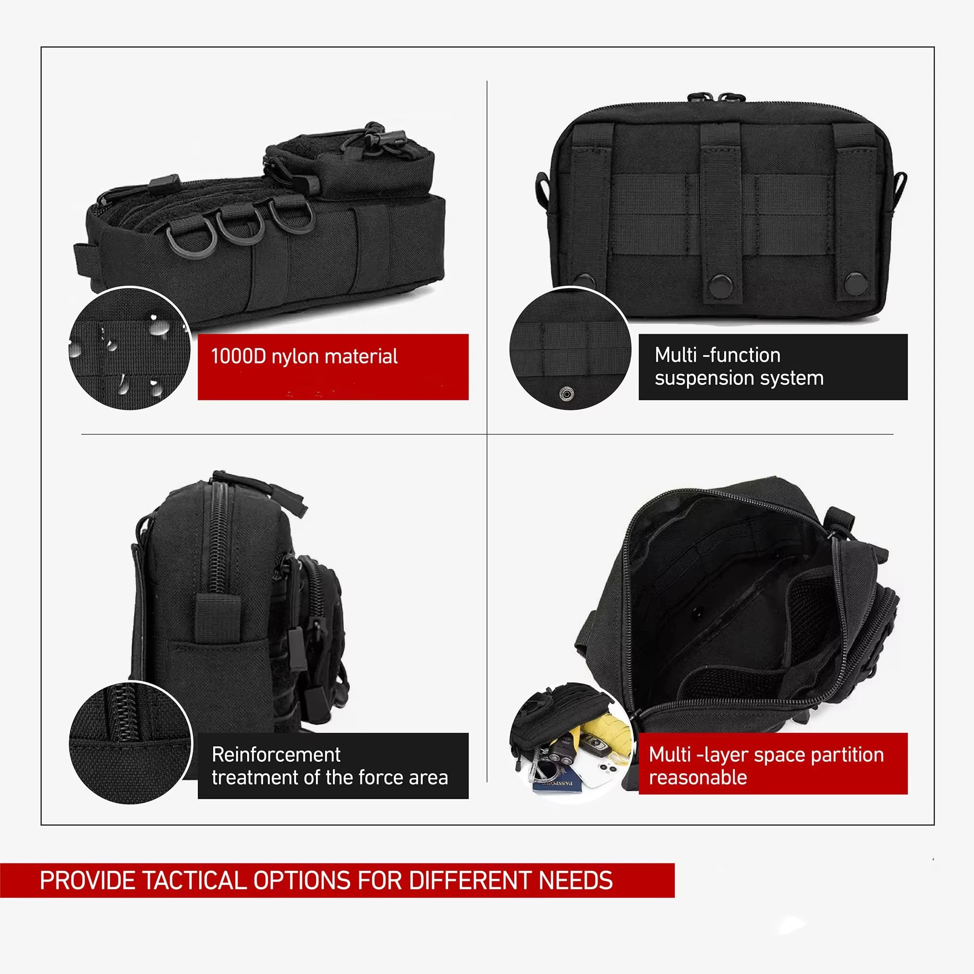 Nueva bolsa táctica Molle para - First Aid Bag Kit reseña y precio